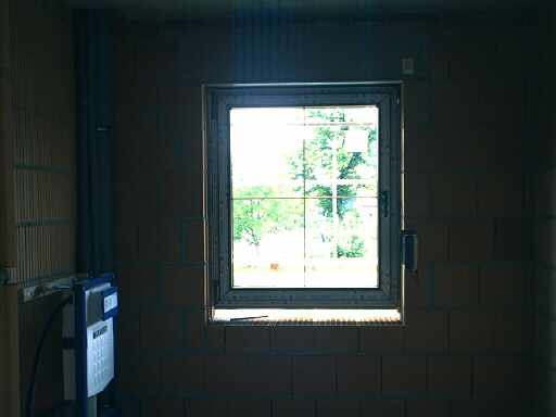 Fenster im G&auml;ste-Bad EG